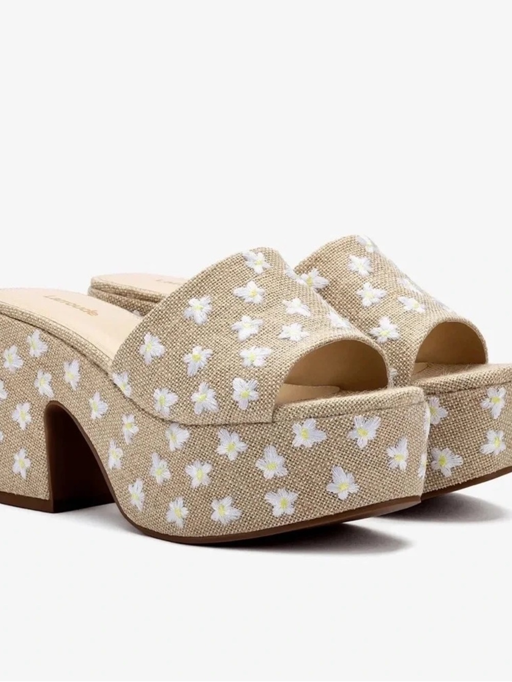 Larroudé Miso Platform Slide Sandals